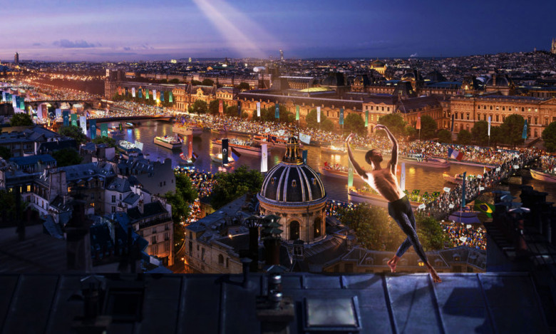 Paris 2024 | Dancer on the Paris rooftops