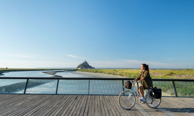 Mont-St-Michel in Normandy, La Vélo Maritime