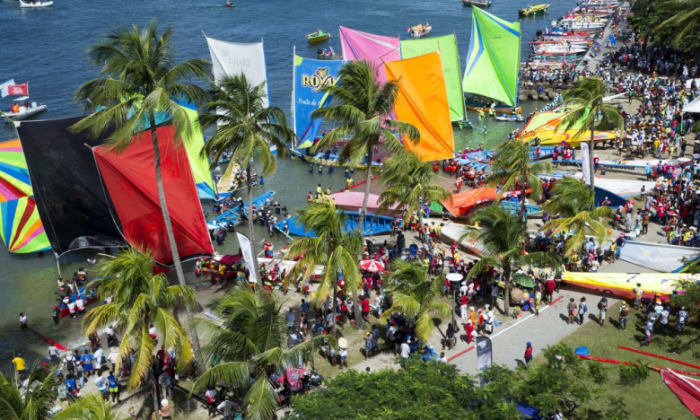 Martinique Yole sailboat race