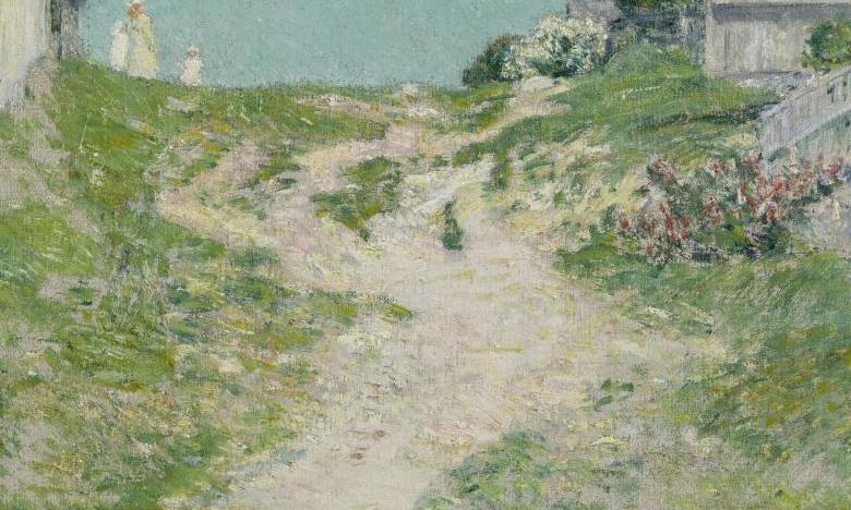Path to the Beach -Hassam, Childe (1859-1935)