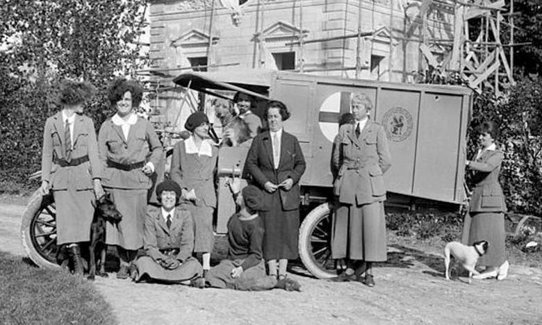 American ladies for help during WWII