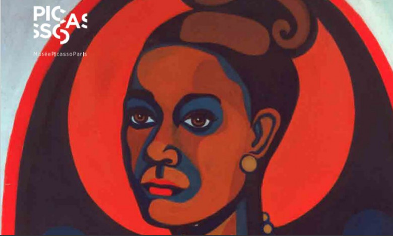 Exhibit Poster | Faith Ringgold Early Works #25: Self-Portrait 1965