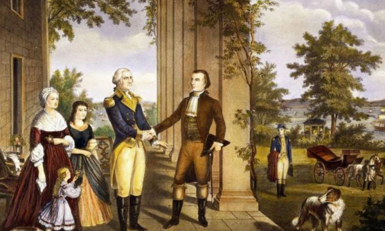 George Washington and Lafayette