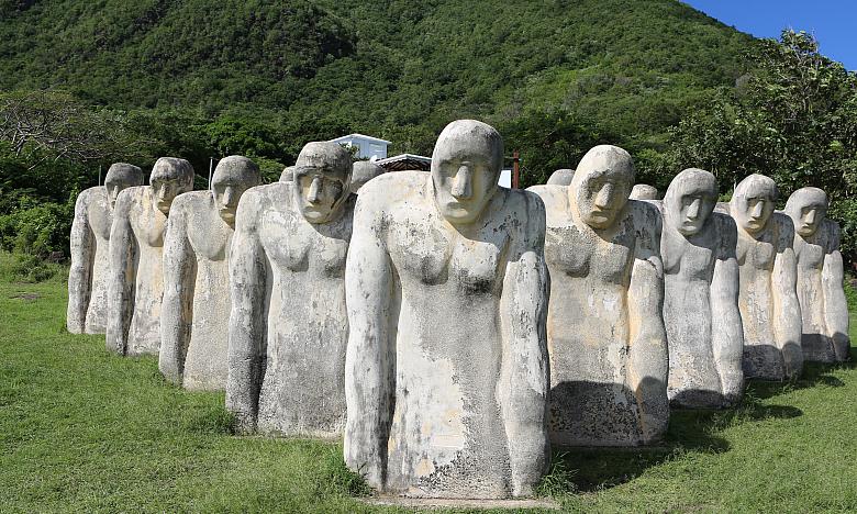 Martinique’s Slave Memorial, located in a dramatic setting on the Southern coast across from Diamond Rock