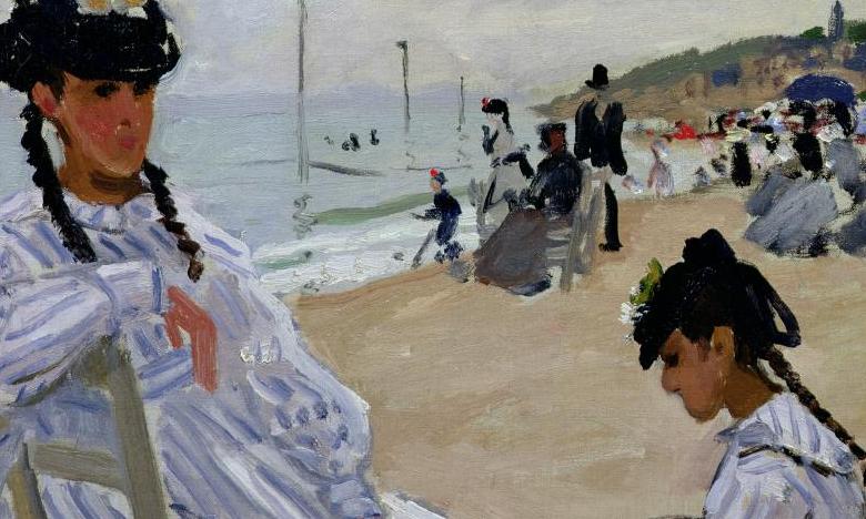 Monet - Sur la plage à Trouville