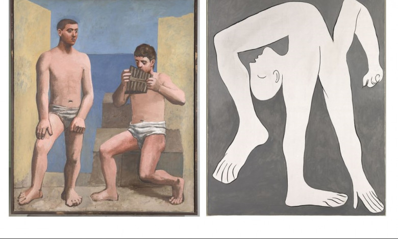 La Flûte de Pan, Pablo Picasso, 1923 | ]L’Acrobate, Pablo Picasso, 1930