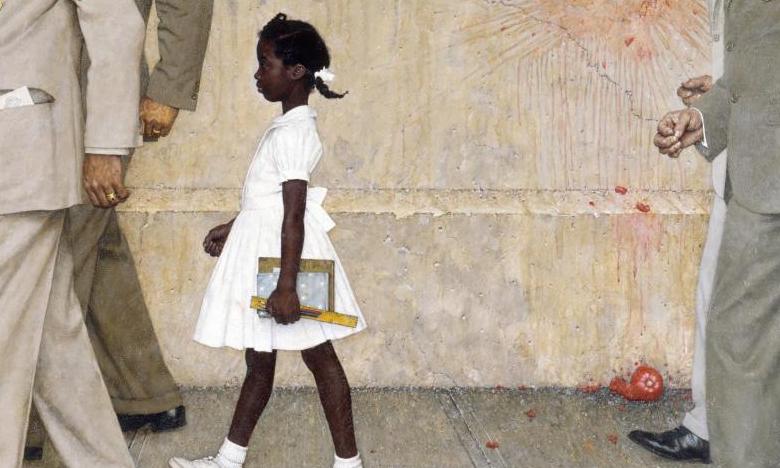 The problem we all live with, Norman Rockwell