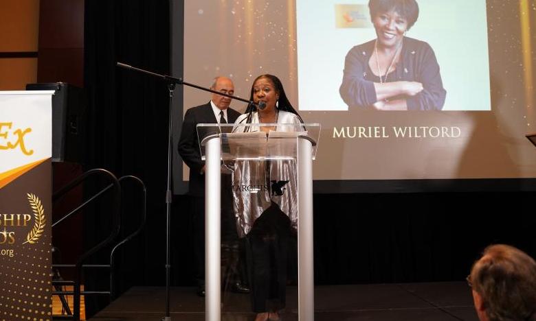 Muriel Wiltord honored with CMEx Leadership Award