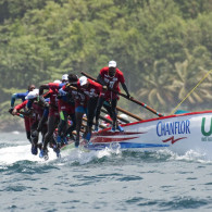Martinique Yole sailboat race