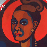 Exhibit Poster | Faith Ringgold Early Works #25: Self-Portrait 1965