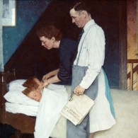 Freedom from fear & Freedom from want, Norman Rockwell