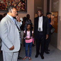 Reverend Jesse Jackson at the Memorial ACTe in Guadeloupe Islands