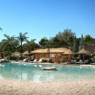 New lagoon at the Domaine du Mas de Pierre